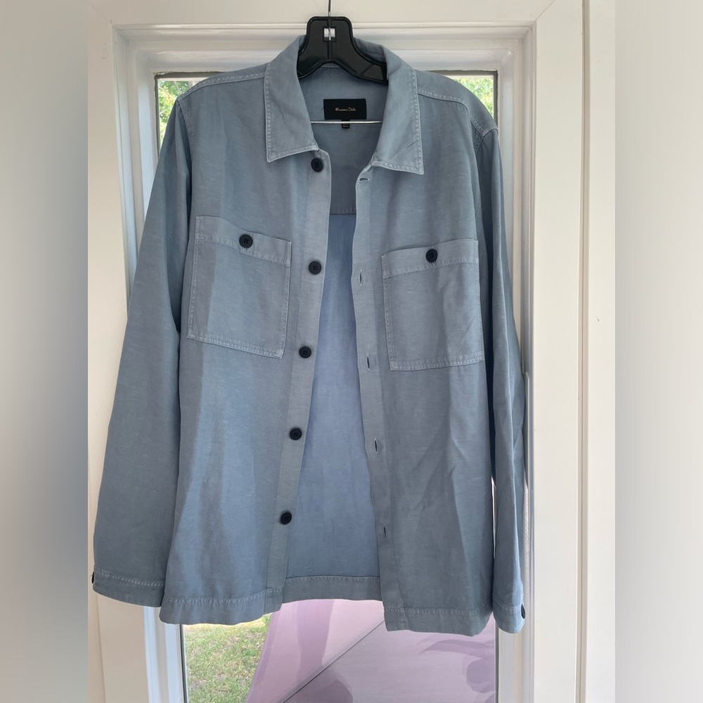 Massimo Dutti OVERSHIRT WITH CHEST POCKET